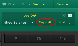 bet365 Deposit page link